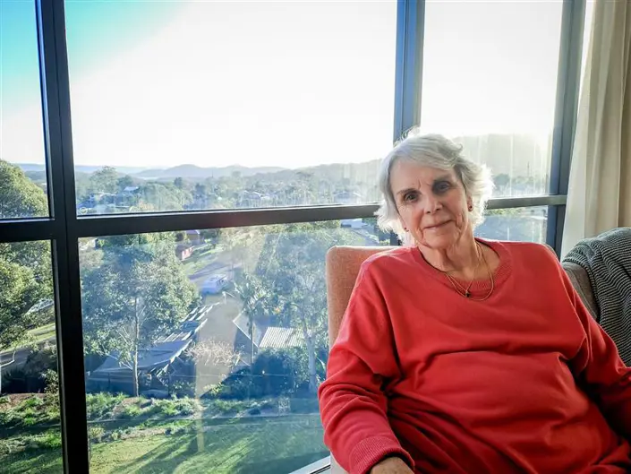 Lizzie stays connected to the life she loves at Holy Cross Kincumber