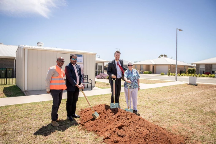 Catholic Healthcare breaks ground on a new building stage of Jemalong Retirement Village
